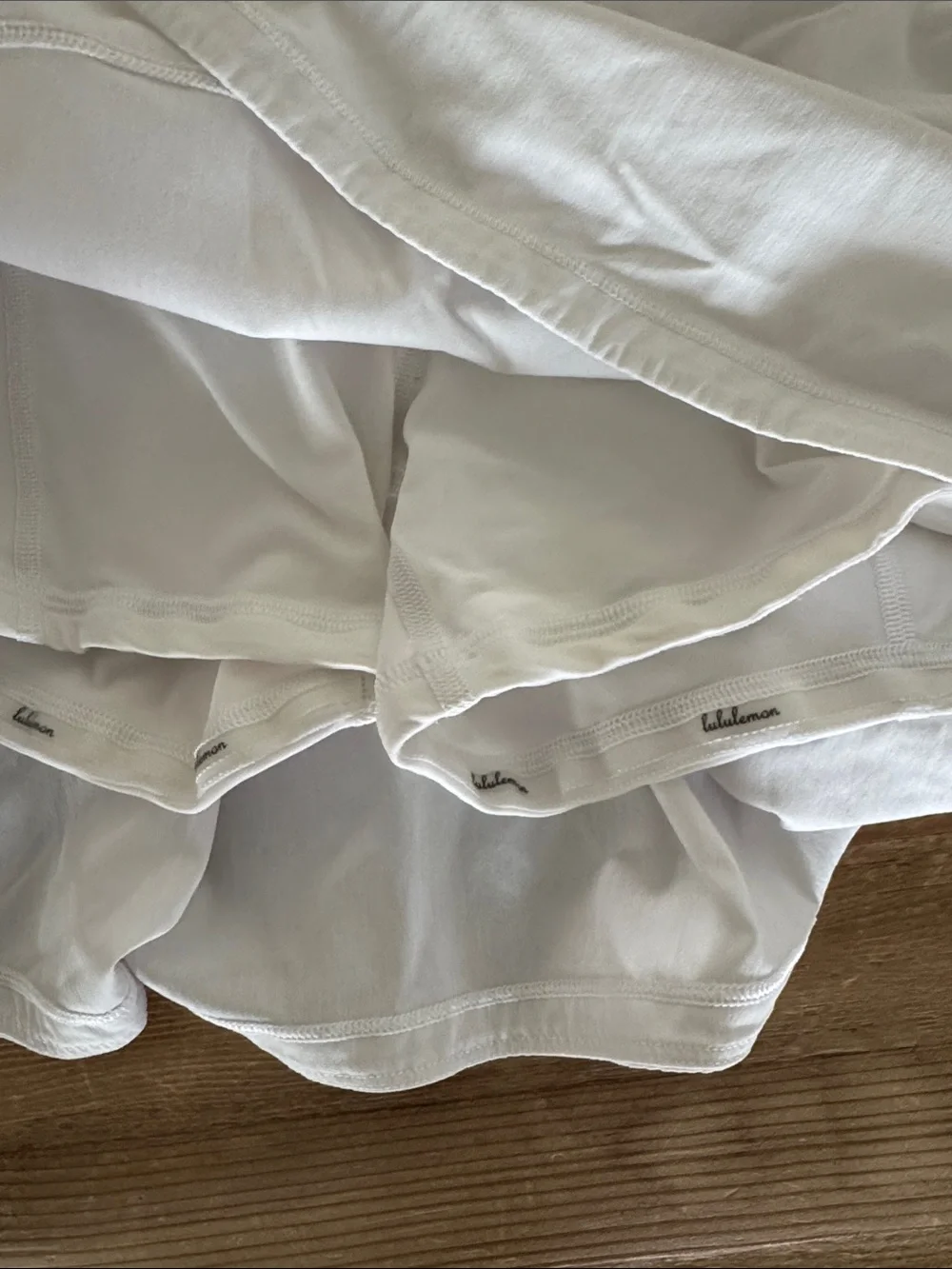 White Lululemon Active Skort
